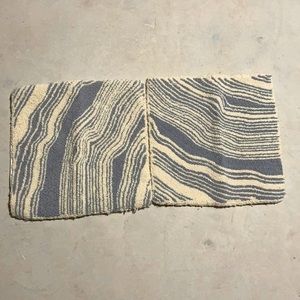 Two West Elm pillow covers